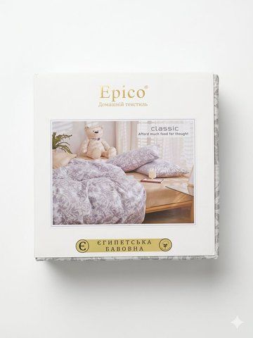 Постільна білизна Євро 200x220, простирадло 220x240 + 2 наволочки 70x70 14412 - 2 фото